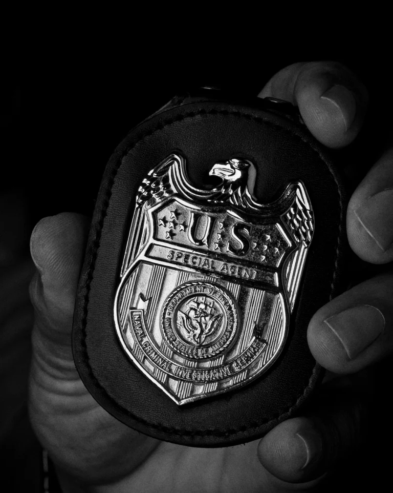 Police special agent badge